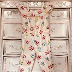 BEAUTIFUL ruffle shoulder floral jumper 4t